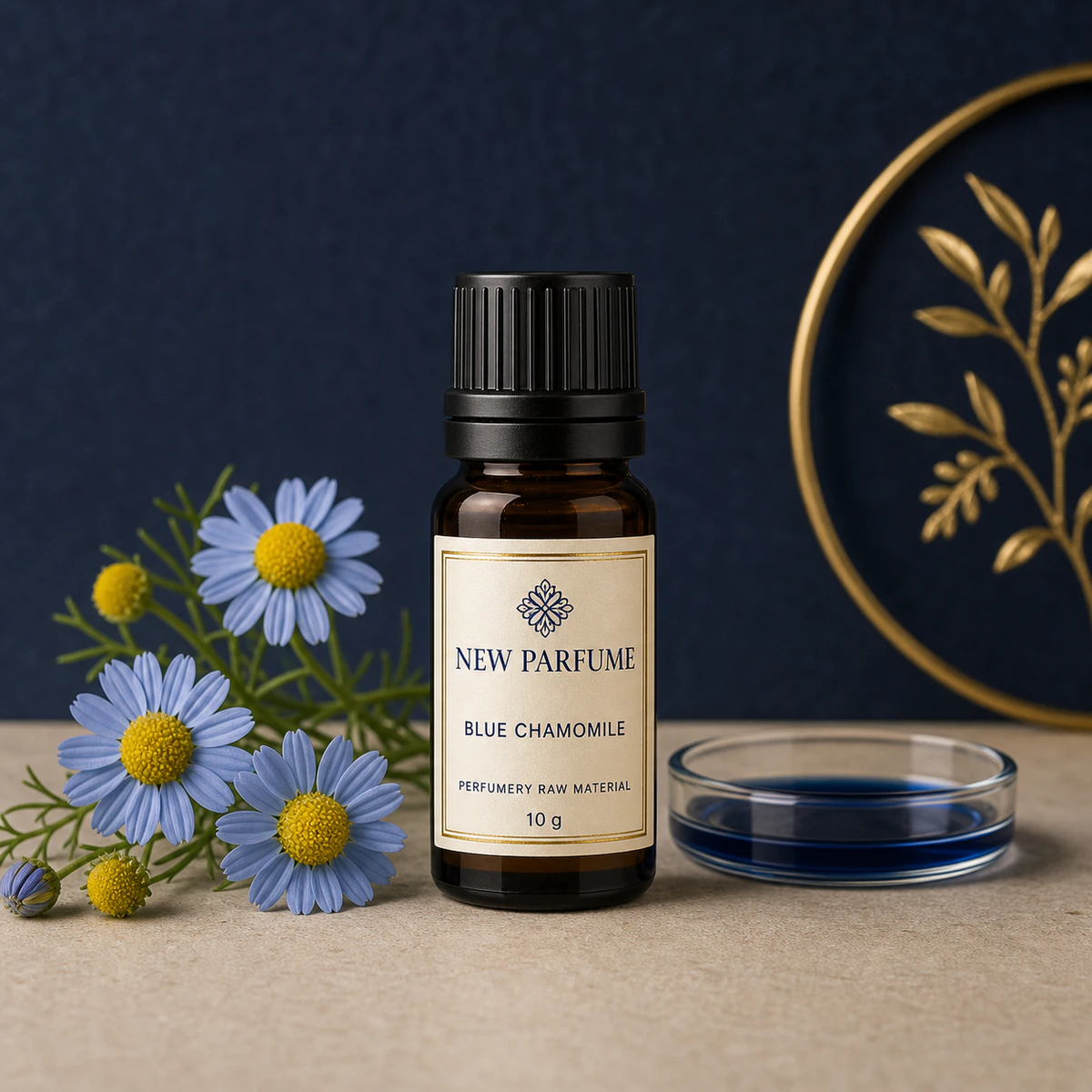 زيت البابونج الأزرق العطري - Blue Chamomile Essential Oil